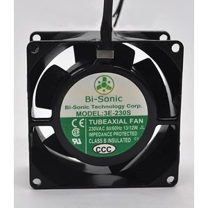 For Server Fan - 2-Wire Design for Reliable Bi-Sonic 3E-230S AC 230V 13/12W 80mm LMNCBVYA