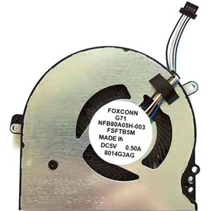 CPU Fan Cooler Para HP 15-CK 15-CK009TX 15-CK013TX 15-CK017 14-BK 14-BK061 14-BK063 NFB80A05H-003 ventilador refrige