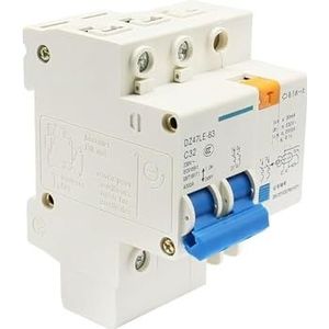 YVZDHNSFY 2P DZ47-63LE Dc 12 v Cell Reset Mini Apparaat Reststroom Reststroomonderbreker Operator 1 Stks (32A)