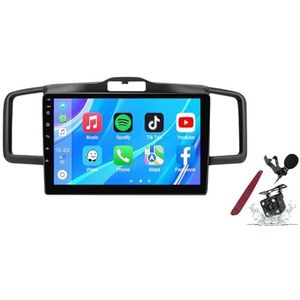 Android 14 Autoradio Stereo voor H-onda Freed (2008-2016) 9-inch Touchscreen Multimedia Speler met Draadloze Carplay GPS Navigatie FM RDS Bluetooth 5G-WiFi SWC DSP,M600s