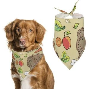 Cavia Huisdier Sjaal Kerchief Driehoek Hond Bandanas Accessoires Voor Kleine Tot Grote Honden Puppy Katten