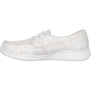 Skechers Dames Ideaal voor onderweg, Villa bootschoen, natuurlijk, 36 EU, Natuurlijk, 36 EU