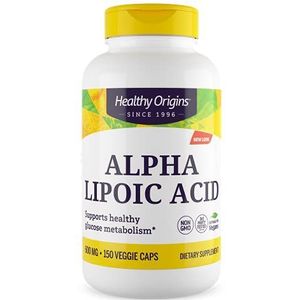 Healthy Origins: Alpha-Liponsäure (600 mg) - 150 Kapseln