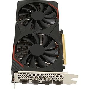 Grafische Computerkaart, 8 GB GDDR6 128-bits Plug-and-play Game Grafische Kaart 2589 MHz met Dubbele Ventilator voor desktop-pc's