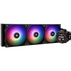 Thermalright Core Vision 360 Black ARGB CPU AIO koeler LCD IPS 480x480, AM5&Intel 1700/1851, 360 Specs