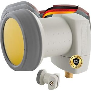 SCHWAIGER 302 Single LNB Low Noise Blockconverter Sun Protect digitale LNB-kap Schotelantenneaccessoires voor aansluiting op ontvanger Bescherming tegen weersinvloeden Vergulde contacten