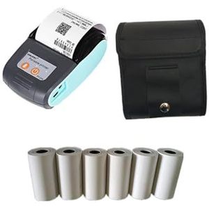 Draagbare Printer, Mini 58mm Papier Bill Pocket Bluetooth-printer Draadloze Draagbare Thermische Ontvangstprinter Mobiel(Gold)