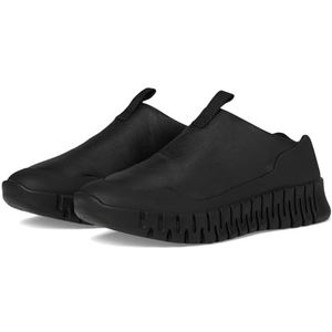 ECCO Women's Gruuv Slip On Sneaker, Black, 9-9.5