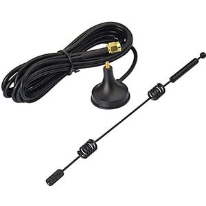 12dbi WIFI-antenne 2.4G / 5.8G Dual Band pole-antenne SMA Male met magnetische voet voor router Camera Signaalversterker