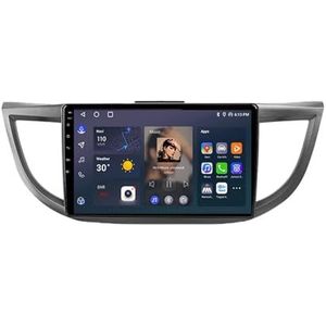 Android 12 2 DIN Autoradio Stereo 9 inch Screen voor Honda CRV CR-V 2012-2016 GPS Navigatiesysteem FM AM RDS DAB+ Radio Carplay Android Auto Qualcomm BT 5.1 Dolby DTS(4 Core 1G+16G)
