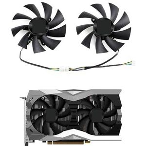 2 STUKS/set 87MM GA92A2H Koelventilator voor ZOTAC voor GTX 1660 Ti RTX 2060 2070 SUPER Mini Videokaart Koelerventilator GFY09215M12SPA