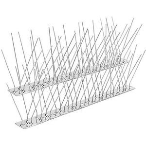 oumuik Anti-Bird Spikes, Bird Spikes, Anti Birds, Anti Pigeons, Pigeon Captivity, Stainless Steel Bird Repellent Kit-Cover 3.3 meter