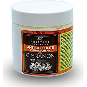 100% natuurlijke anti-cellulitiscreme met koffie en kaneel. Verstevigende crème voor lichaam, hals, handen, benen en buik. Afslanken, vetverbranding, anti-aging, 200 ml.