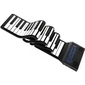 Professioneel Elektronische Piano Elektronisch Pianotoetsenbord 88 Toetsen Draagbare Oprolpiano Professionele Toetsenbordmuziekinstrumenten