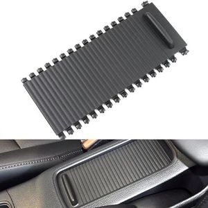Zwart,QEUEDAF 1 Stuks Auto Voorste Middenconsole Schuifluiken Bekerhouder Rolgordijn Cover Voor Bluebird SYLPHY 2012-2017 96965-3RA0B