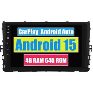 RoverOne Auto Stereo CarPlay Hoofd Unit voor Volkswagen Polo MQB Jetta MK7 2020 2021 2022 Android Auto Touchscreen Sat Navi Bluetooth WiFi Radio Speler
