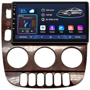 Android 14 9 Inch Touchscreen Autoradio 2 Din voor Benz ML350 (W163) 2001-2005 met CarPlay & Android Auto Stuurbediening GPS Navigatie AHD Backup Camera Bluetooth (B, YS60 (8+128G))