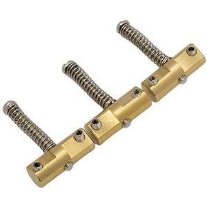 Set van 3 Vintage Messing Gitaar Zadel voor TL Stijl 6 Snaren Gitaar Onderdelen