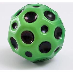 EMCOF Astro Jump Ball, Space Ball Super High, Bouncing Bounciest Light gewichtschuimbal, maanbal, gemakkelijk vast te pakken en vanger, sporttrainingsbal, springballen voor kindercadeau (groen)