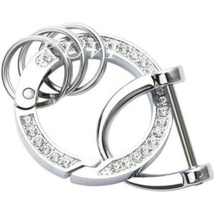 TPU Autosleutelhoesje Shell Houder Tas Sleutelhanger voor Jeep Renegade Compass 2016-2019 Autosleutelhoesonderdelen