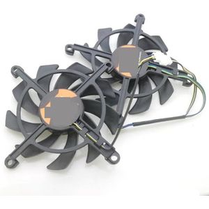 2 stuks 12V VGA-ventilator voor kleurrijke GTX2060 SUPER GTX1660 1660ti grafische kaartkoeling 4-draads 4-pins