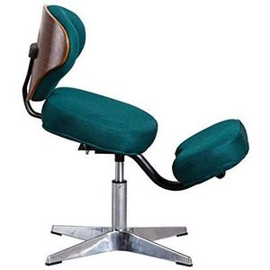 ZYDZ Ergonomische knielende schommelstoel rugsteun ontwerp traagschuim corrigerend kussen in hoogte verstelbaar 300 lbs gewicht (A)