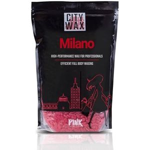 MILANO CITY WAX Premium wax voor ontharing 1 kg - waxparels – wax parels - waxbonen voor professionele ontharing zonder strips, Brazilian Waxing