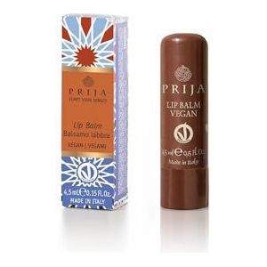 Prija Vegan Lippenbalsem met Jojoba-olie, Shea Butter en Zonnebloemwas, Verzorgt je Lippen Natuurlijk, Hydraterende Lippenbalsem Stick 4.5ml