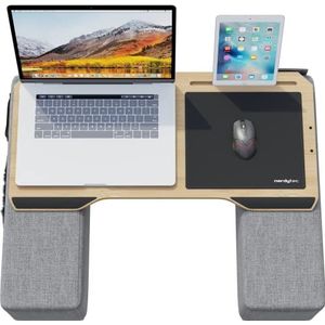 Couchmaster® CYWORX Ergonomische laptoptafel voor notebooks of draadloze randapparatuur, incl. kussens, geschikt voor bank/bed