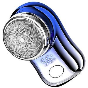 Elektrisch mini-scheerapparaat voor mannen, elektrisch zakscheerapparaat, draagbaar, mini-scheerapparaat, wasbaar, voor storm, reizen, voor thuis, op reis en als cadeau