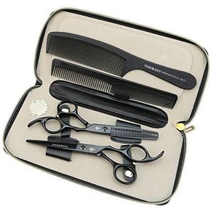JIESENYU Professionele kappersschaar, 15,2 cm (6 inch), perfecte effileerschaar en nauwkeurige tondeuse, voor dames, heren, kinderen, kappers