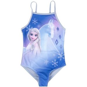 Disney Elsa Frozen badpak voor meisjes, blauw, blauw, 122/128 cm