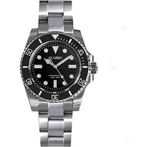 Cronos Sub Diver Mannen Horloge Geen Datum NH35 Sapphire Crystal Keramische Bezel 20 ATM Glideclasp Automatische Horloges, color 10