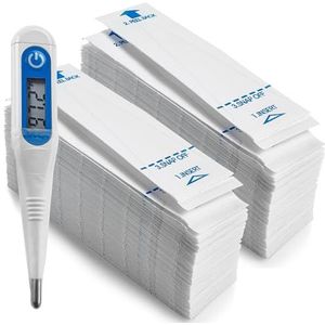 Thermometersondeksel - Set van 200 universele en wegwerpsondedoosjes voor digitale thermometers voor het nauwkeurig en hygiënisch aflezen van oorschelpen, rectum en oksels van digitale