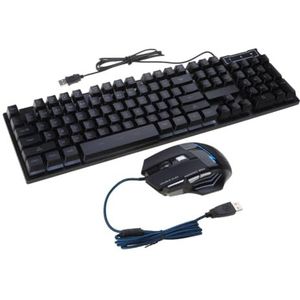 Mechanisch Gevoel Gaming Toetsenbord en Muis Vastgestelde LEIDENE Backlight