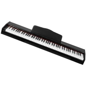 88 Toetsen Digitaal Muzikaal Toetsenbord Professionele Draagbare Controller Pianotoetsenbord Flexibele Piano Digitaal (Color : Bk)