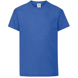 Fruit of the Loom Origineel T-shirt voor jongens, Blauw (Königsblau), 9-11 jaar
