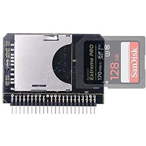Leagy Adapter voor SD-kaart, SDHC, SDXC, MMC naar IDE, 2,5 inch / 6,35 cm, 44P, 44 pins, stekker, converter, SD 3.0