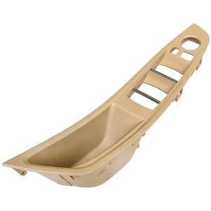 Binnendeur Handvat Auto Voor BMW 5 Serie F10 F11 520i 523i 525i Voor Links Beige Zwart Bruin Auto Interieur F10 Deurarmsteun Paneel Deurgreep Vervanging(Model A Beige)