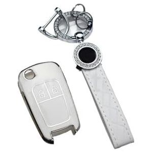 Sleutelbehuizing Voor Aveo Prisma Spark Trax Voor Cruze Voor Opel Insignia Astra J Zafira Voor Corsa D Mokka Meriva TPU Auto Sleutel Case Cover Shell Fob Autosleutelhoesje(2)