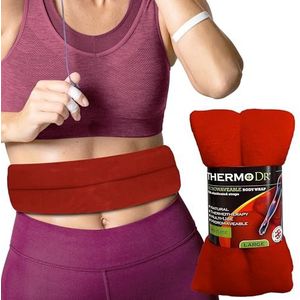 Tarwezakken magnetronbestendig warmtepakket - Body Wrap Magnetron Heat Pad met elastische bandjes, UK gereinigde tarwe- en lavendelgeur voor lichaamsongemak - Warmtepad voor rug, schouder en nek van