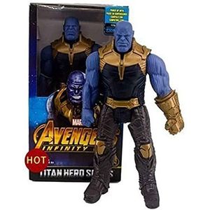 Hulk Beweegbare Pop, Anti-Hulk Hulk Standbeeld Thanos Beweegbare Pop, Stripfiguur Speelgoed Decoratie,Thanos 30 Cm