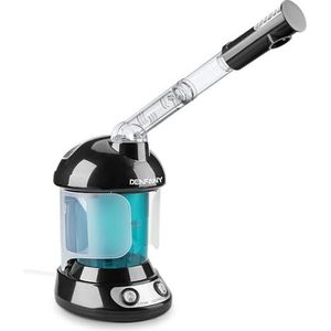 Gezichtsstomer, ozonstomer met 360° draaibare arm, 40 minuten stoomtijd, luchtbevochtiger, verstopte poriën, mee-eters, draagbare gezichtsstomer voor persoonlijk gebruik