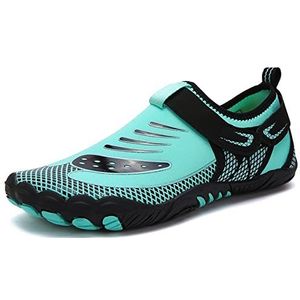 Wandelschoenen op blote voeten for dames heren, outdoor strandschoenen met vijf vingers antislip zwemmen waadschoenen wandelen fietsschoenen (Color : Blue, Size : 46 EU)