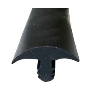 1/2/3,0 m T-vormige voegvuller, afdichtstrip, siliconenrubber, deur- en raamglas, T-type slootvoeg, antibotsingskitstrip, T-75, 20 x 11 mm, 3,0 m