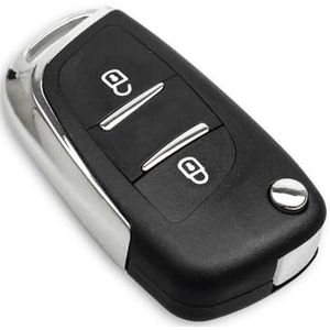 Autosleutel beschermhoes Autosleutel Afstandsbediening Flip Key Shell Case Voor 207 307 407 3008 5008 2 BTN CE0523 CE0536 Sleutel Shell(3)