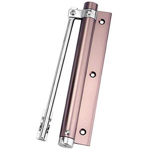Automatische deursluiters, Automatische deursluiter Enkele veersterkte Verstelbare opbouw RVS zelfsluitende scharnier(Rose Gold)