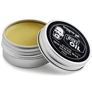 Beyer's Oil Moustache Wax Verbena 15 ml - Baardwik - Handgemaakt in Beieren - 100% natuurlijk - vormt de baard van de bovenlippenbaard tot een perfecte snor