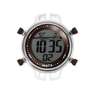 R.watx Kleuren dig.col.Choc. Unisex Digitale Quartz Horloge met Armband RWA1009