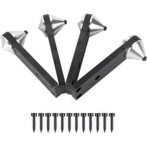 4PCS Speaker Shockproof Bracket, Shocking Proof of HiFi speakers, aluminium speaker spike set, geschikt voor boekenplanken, subwoofers, vloerboxen, speakers, eindversterkers